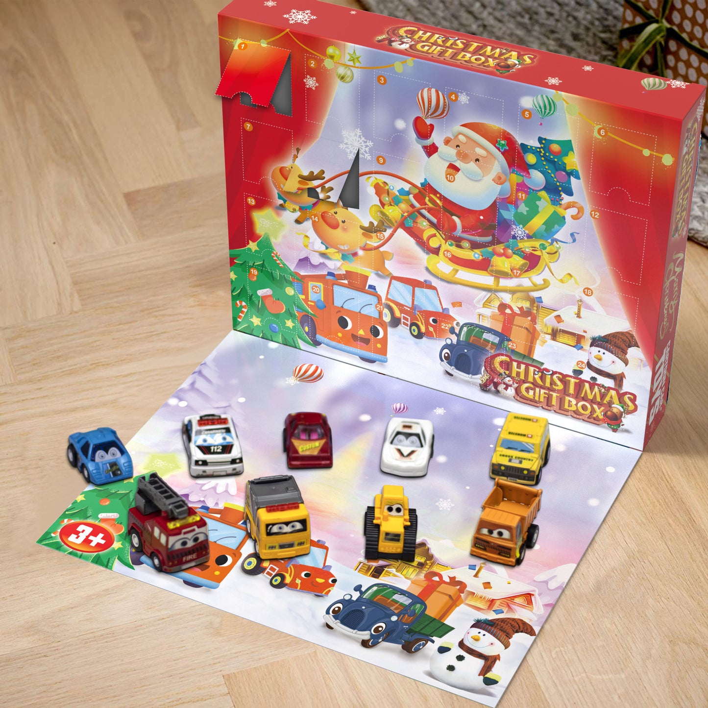 Christmas Countdown Calendar Blind Box Surprise And Demolition Toy Set