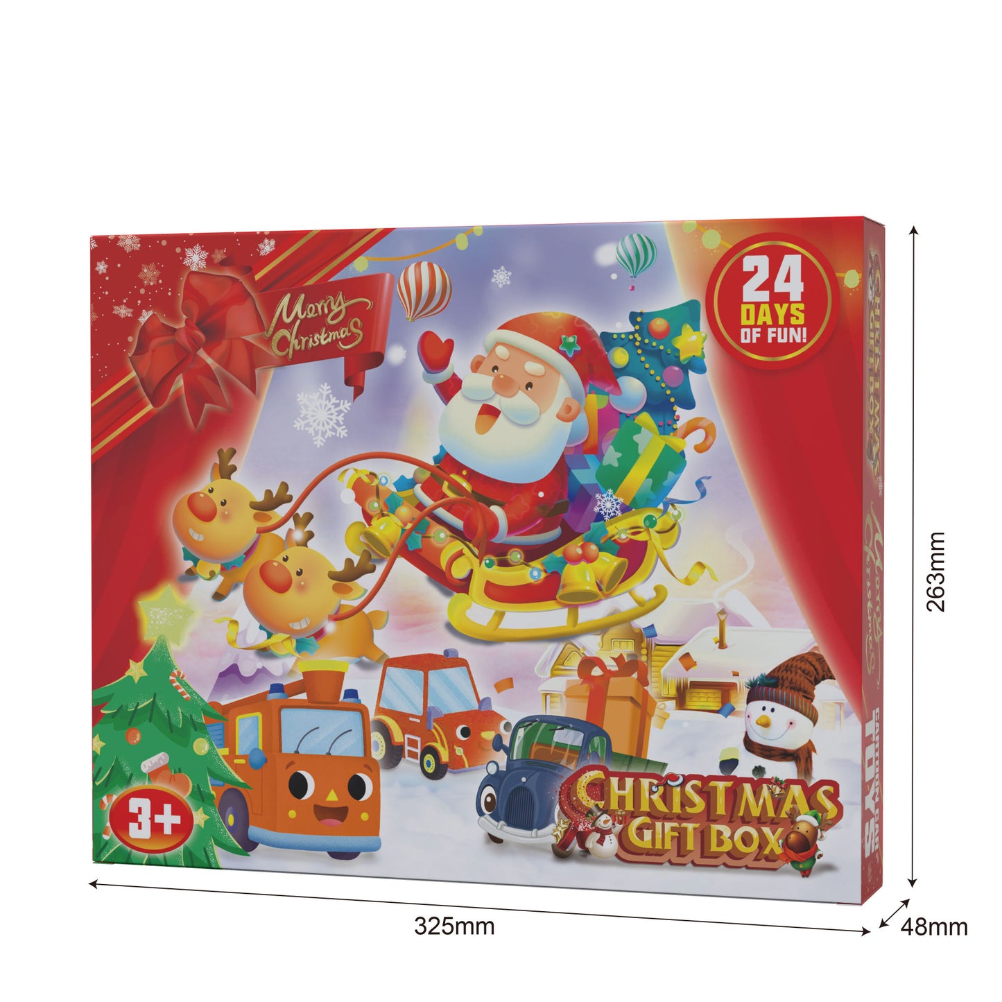 Christmas Countdown Calendar Blind Box Surprise And Demolition Toy Set